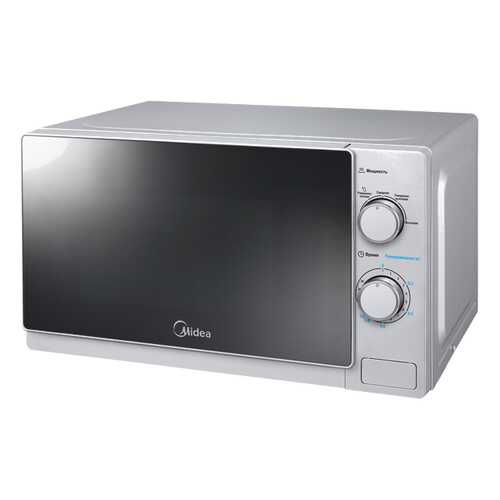 Микроволновая печь соло Midea MM720C4E-S silver/black в Элекс