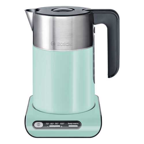 Чайник электрический Bosch TWK8612P Silver/Green в Элекс