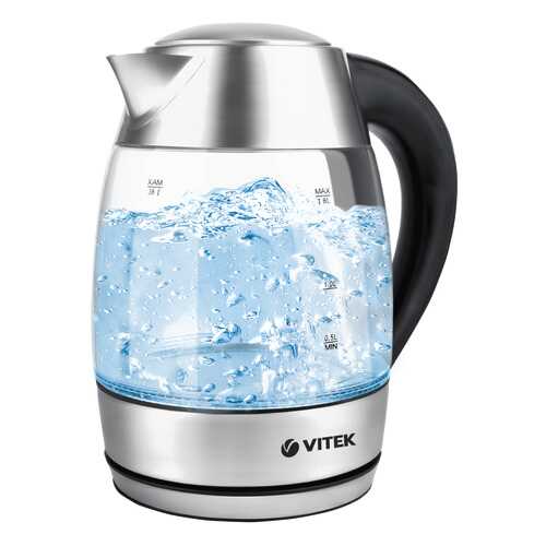 Чайник электрический Vitek VT-7047 TR Black/Silver в Элекс