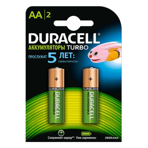 Аккумуляторная батарея Duracell HR6-2BL 2 шт в Элекс