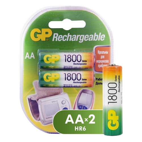 Аккумуляторная батарея GP Batteries 180AAHC-2DECRC2 2 шт в Элекс