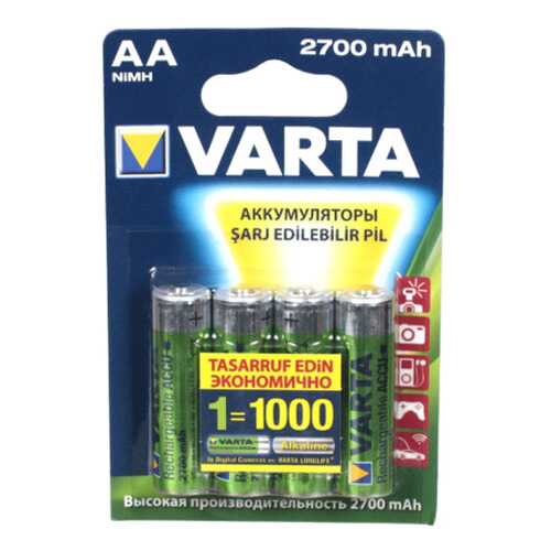 Аккумуляторы Varta HR6 4 шт в Элекс