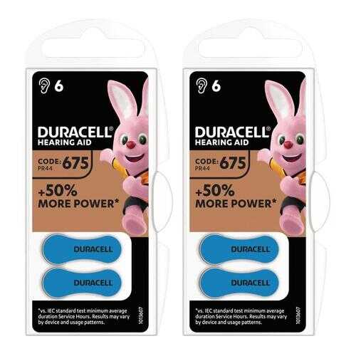 Батарейка Duracell 675 6шт в Элекс