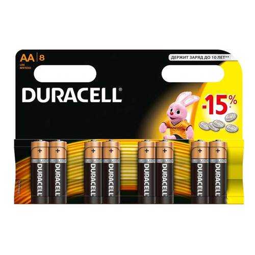 Батарейка Duracell Basic MN1500 AA 8 шт в Элекс