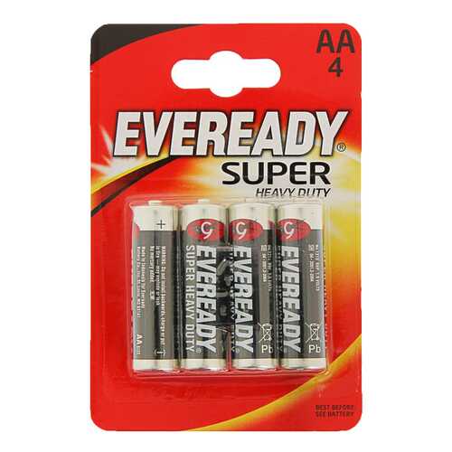 Батарейка Energizer Eveready Super Heavy Duty 4 шт в Элекс