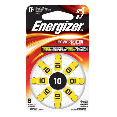 Батарейка Energizer Hearing Zinc Air 10 PS TL8 8 шт в Элекс