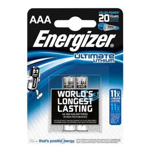 Батарейка Energizer Ultimate lithium AAA FSB2 2 шт в Элекс