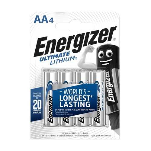 Батарейка Energizer Ultimate Lithium FR6/L91/AA BL4 4 шт в Элекс