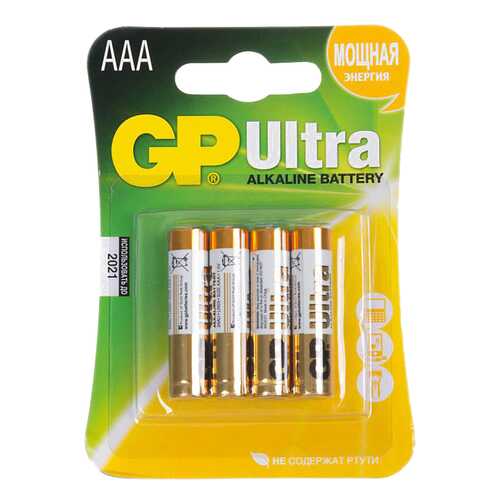 Батарейка GP Batteries Super Alkaline 15AU 4 шт в Элекс