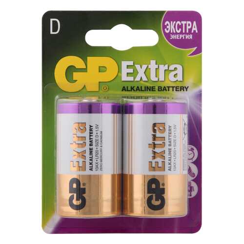 Батарейка GP Extra D (LR20) (13AXNEW-2CR2) 2 шт в Элекс