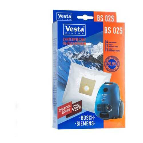 Пылесборник Vesta filter BS 02 S 4шт в Элекс