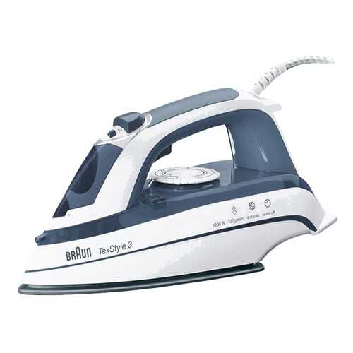 Утюг Braun TexStyle 3 TS 375 A White/Grey в Элекс