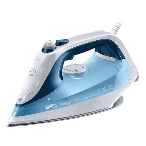 Утюг Braun TexStyle 7 SI 7062 White/Blue в Элекс