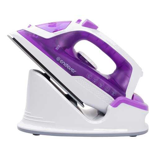 Утюг Endever Delta 120 White/Purple в Элекс