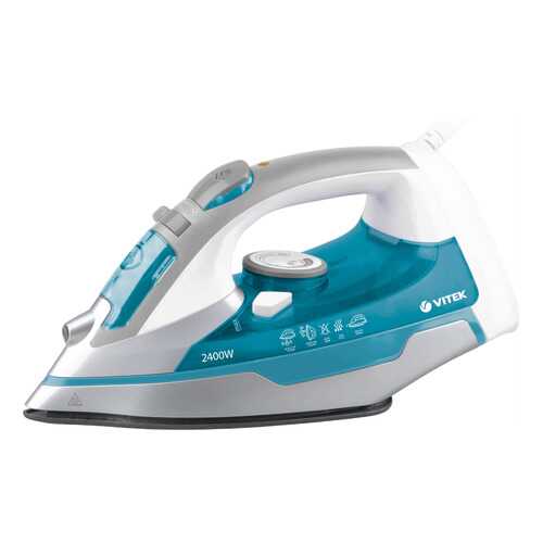 Утюг VITEK VT-1258 White/Cyan в Элекс