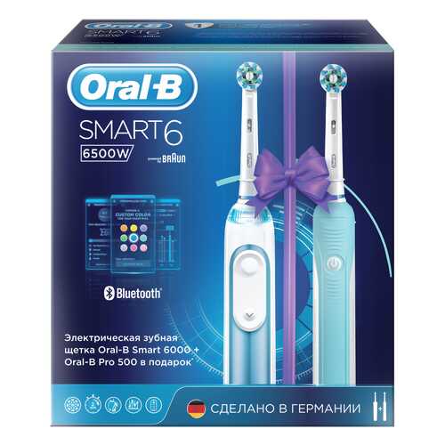 Электрическая зубная щетка Braun Oral-B 6500 W (D700.525.5XP) в Элекс