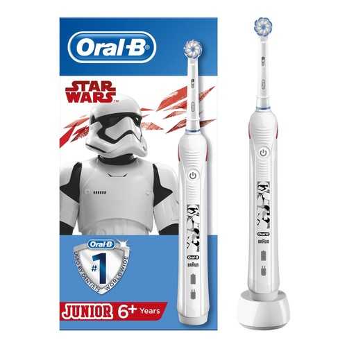 Электрическая зубная щетка Braun Oral-B Pro 2 Junior Sensi Звездные Войны (D501.513.2) в Элекс