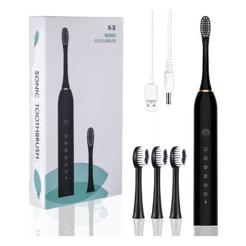 Электрическая зубная щетка Sonic Toothbrush X-3 Black в Элекс