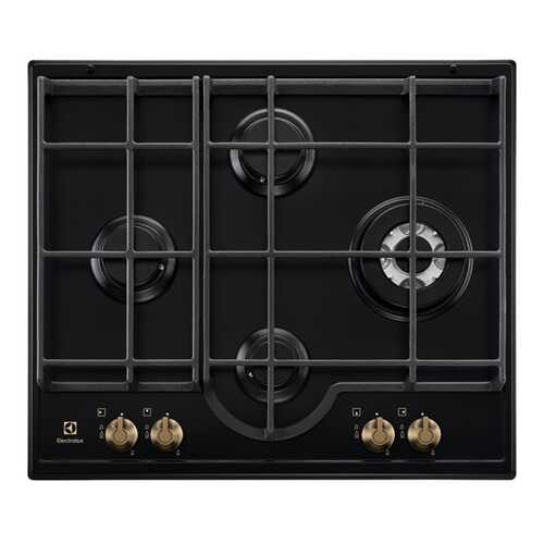 Встраиваемая варочная панель газовая Electrolux GPE363RBB Black/Gold в Элекс