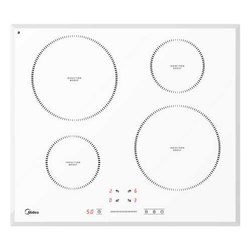 Встраиваемая варочная панель индукционная Midea MIH 64721FW White в Элекс