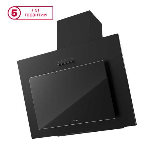 Вытяжка наклонная Krona Freya 600 PB Black в Элекс